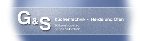 Logo - G&S Küchentechnik - Herde und Öfen - München